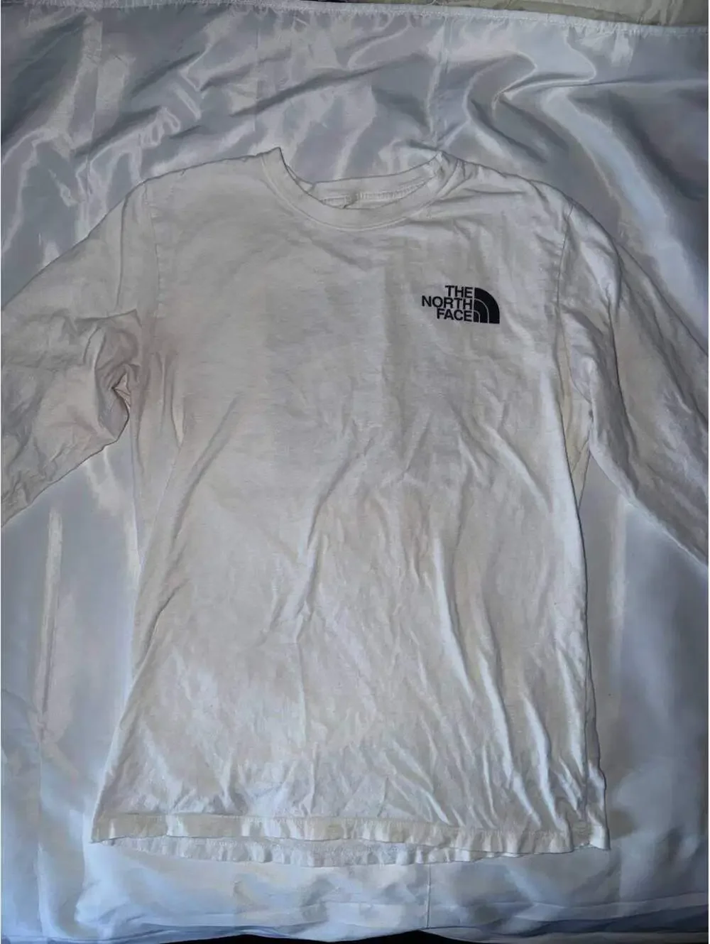 The North Face Long Sleeve Tee White Men's Size M - Good